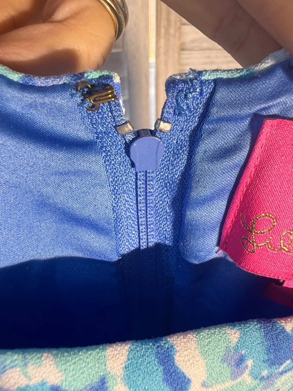 Lilly Pulitzer Laken Romper Midi Dress 4 Blue Haven Hey Hey Soleil Tropical - Picture 9 of 10
